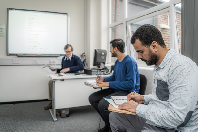 Adults in class