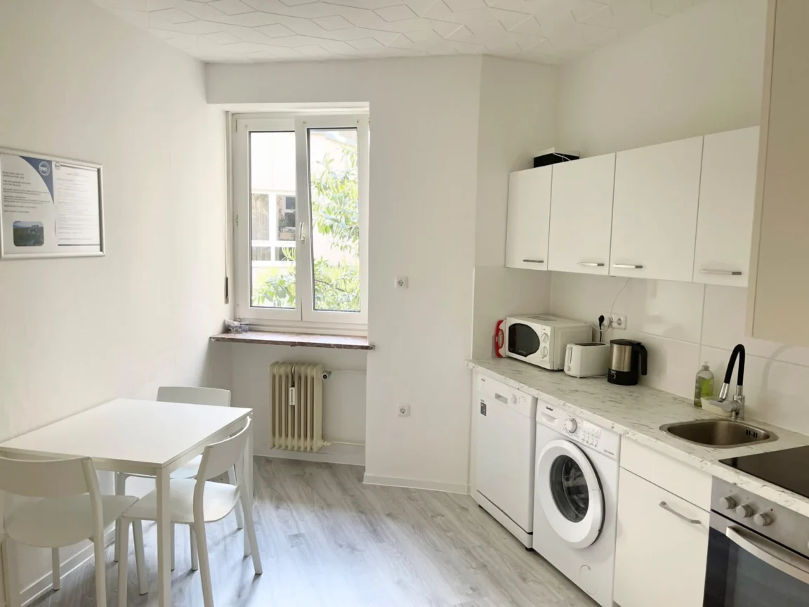 Cuisine partagée du logement étudiant, séjour linguistique à Munich, Allemagne