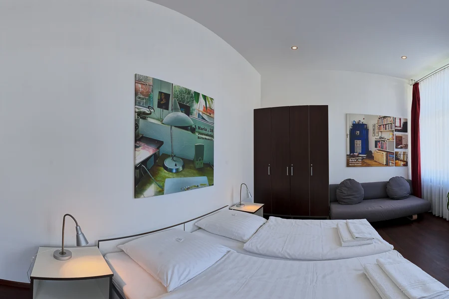 Chambre du logement étudiant, séjour linguistique à Berlin, Allemagne