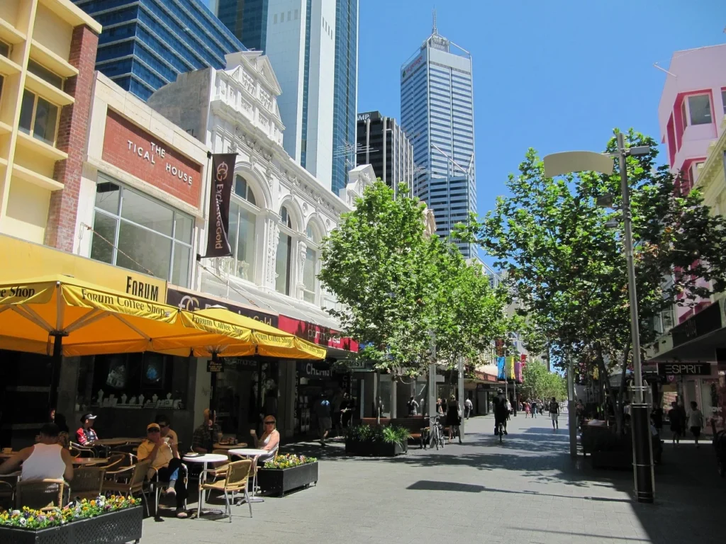 Vue de Perth, Australie